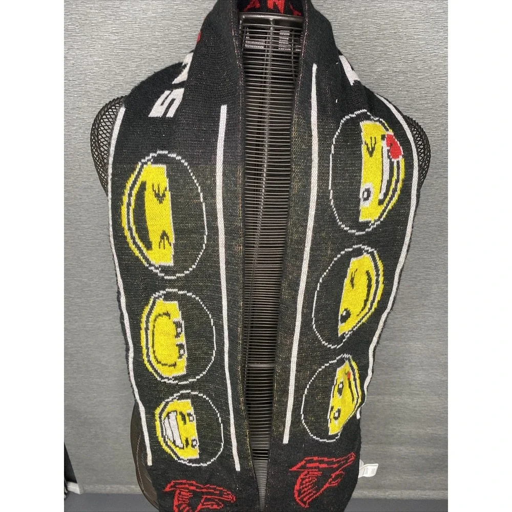 Forever Collectibles Atlanta Falcons Scarf Nfl Football Acrylic with Emojis‎